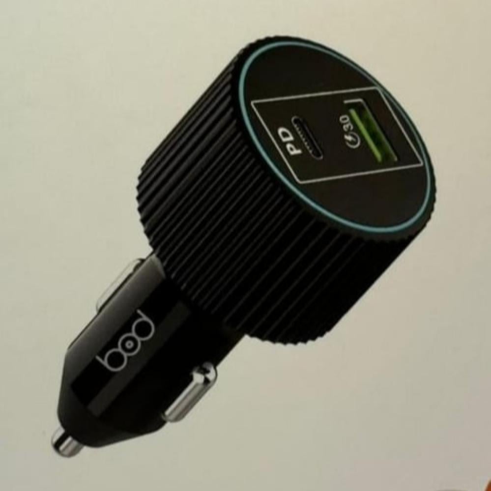 BOD شاحن سيارة 38W منفذين USB + PD